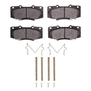 Toyota Hilux Brake Pads - Front - R1 Concepts - Semi Met - `13-`15